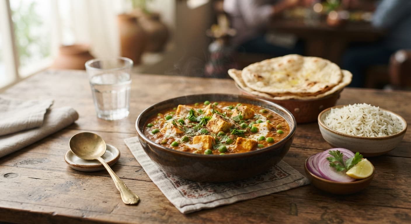 Matar Paneer